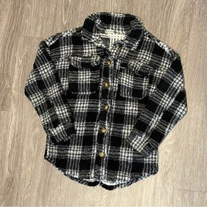 Black and White Plaid Jacket